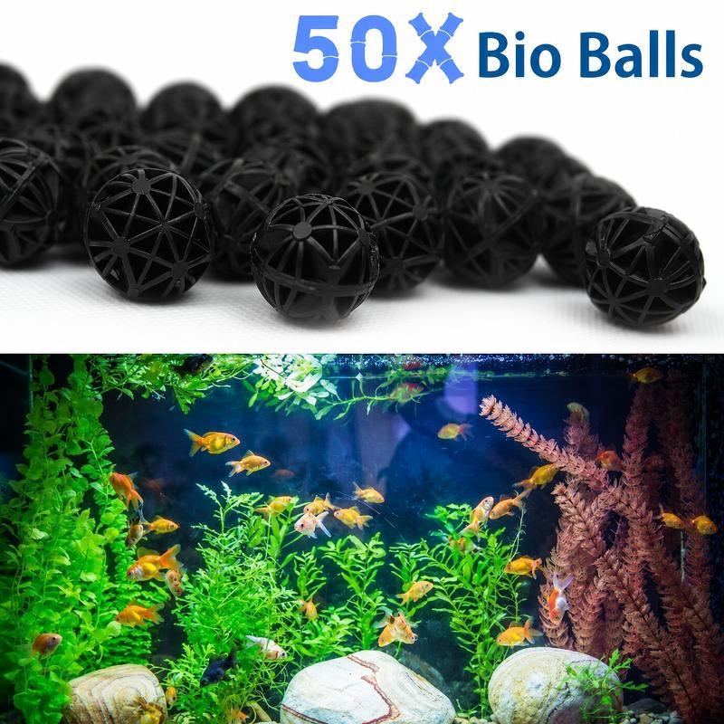 50 قطعة من كرات الفلتر البيولو - مراجعة Aquael Filter Fzn وسعره