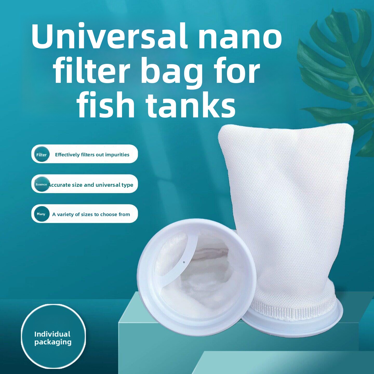 عبوة من 3 قطع من جوارب الفلتر  - مراجعة Aquael Filter Fzn وسعره