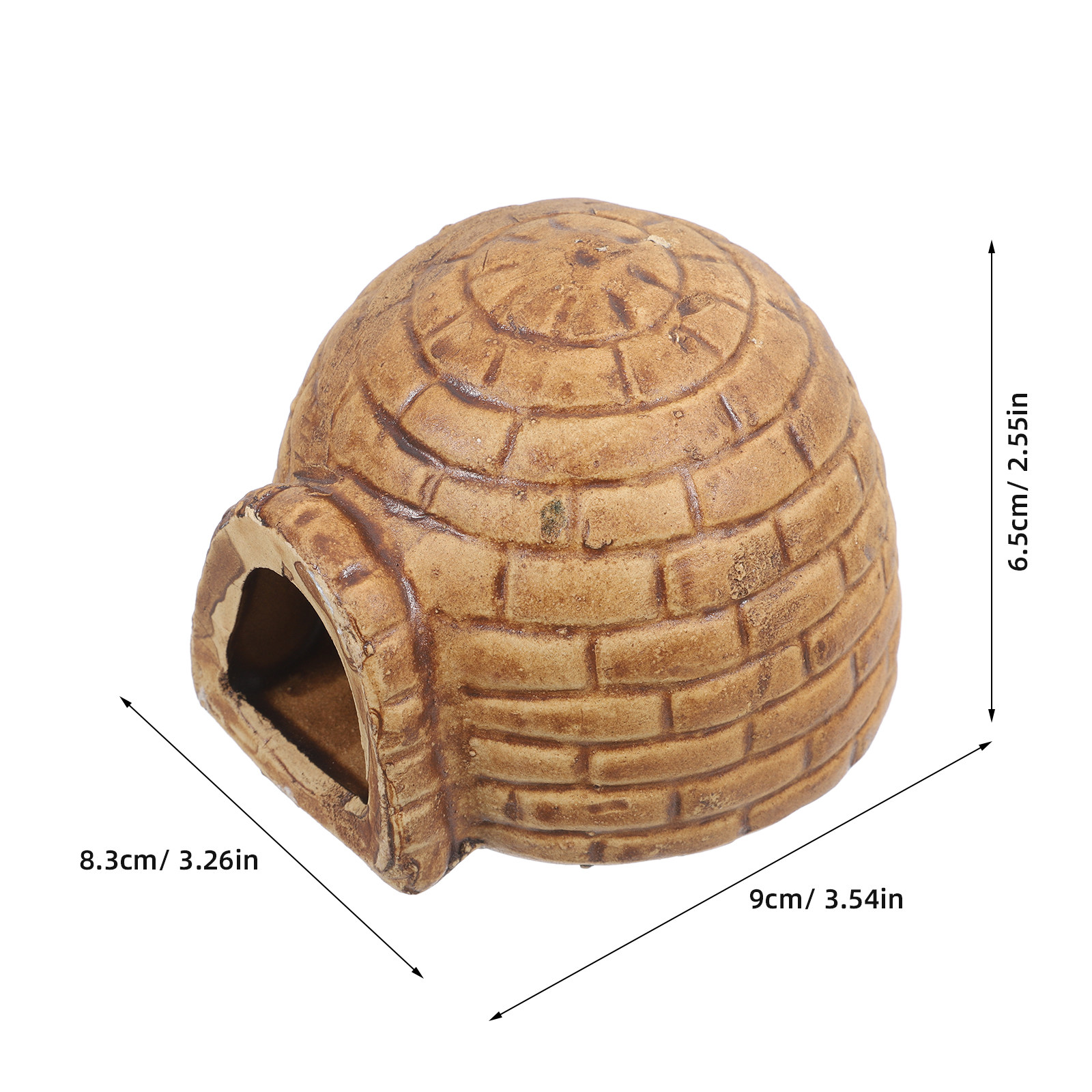 أعشاش وأخاديد حوض السمك المصنو - مراجعة Hide Cave Ceramic وسعره