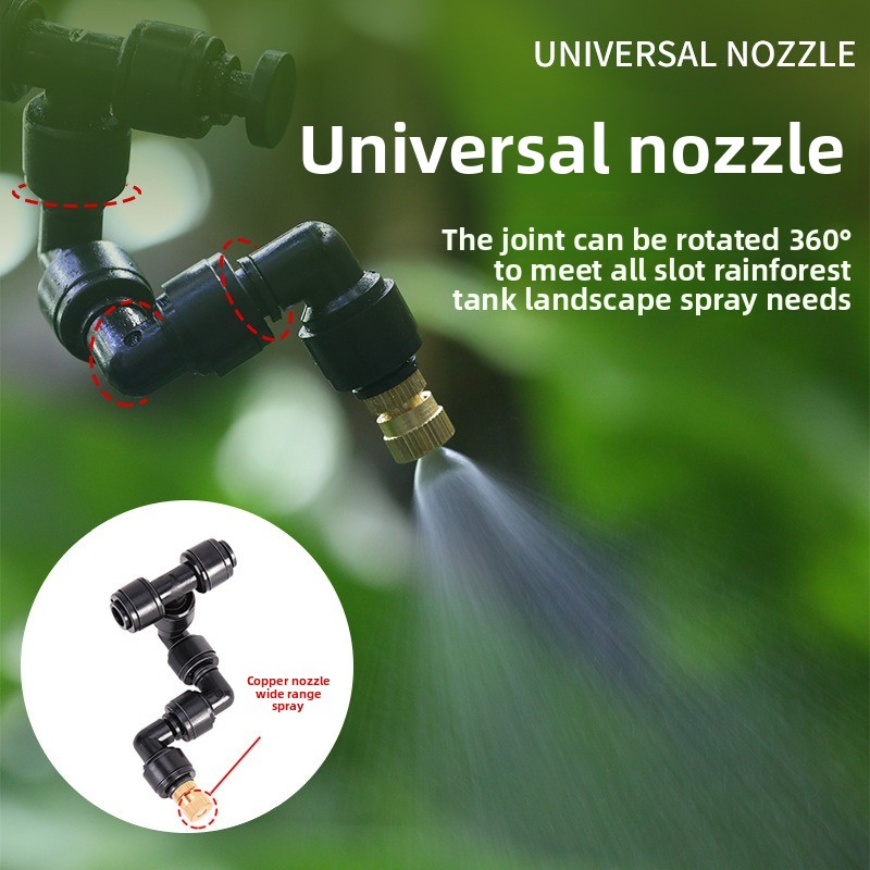 نظام رذاذ صغير لتراريوم الغابا - مراجعة Misting Nozzle Reptile وسعره